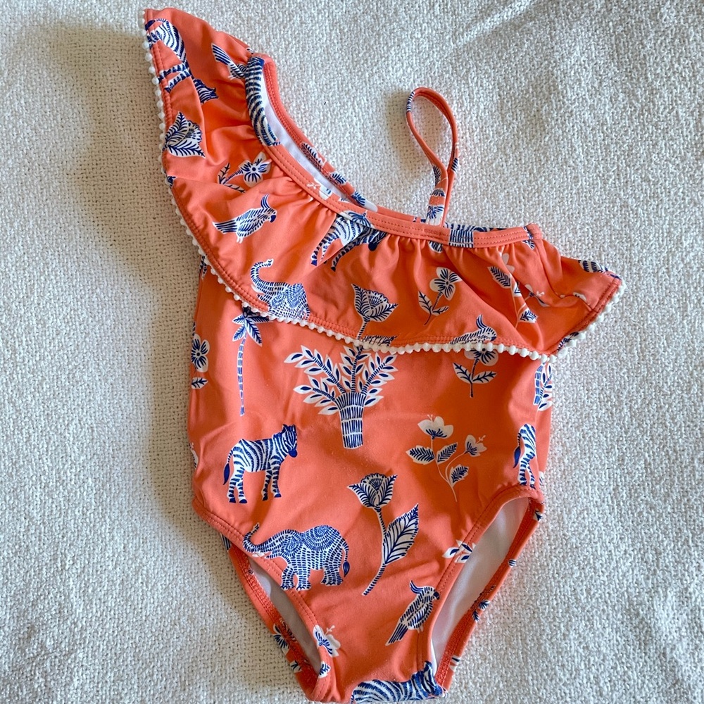 Janie and Jack One Shoulder Bathing Suit